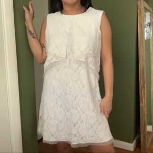 White lace dress BCBG
